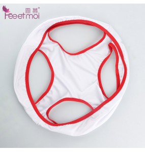 FEE ET MOI Sexy Couple Seethrough Underwear (White - Red)